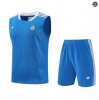 Vente Max Maillot Training Foot Real Madrid Ensemble Short Débardeur 2025/26 bleu ciel/Blanc