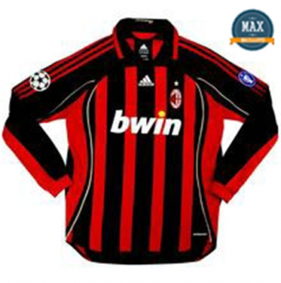 Maillot Retro 2006-07 AC Milan Manche Longue Domicile