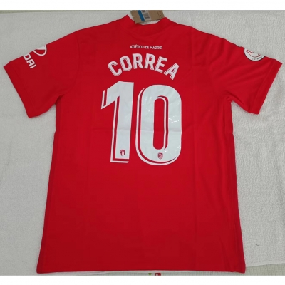 max maillots produits à prix réduits 230233 Atletico Madrid CORREA 10 Taille M Rouge