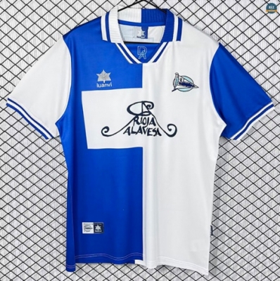 Max Maillot Retro 2000-01 Alaves Domicile