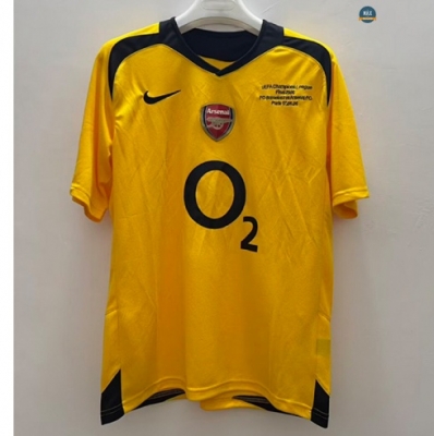 Max Maillots foot Retro 2005-06 Arsenal Exterieur Ligue des champions