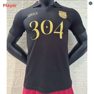 Max Maillots Player Version 2024/25 Barcelone Édition spéciale sponsor Noir