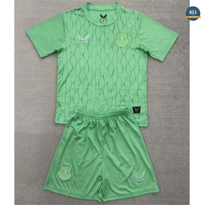 Maillot Foot Everton Enfant Gardien De But Vert 2025/26