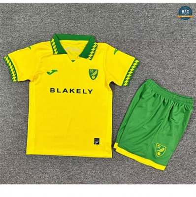 Maillot Foot Norwich City Enfant Domicile 2025/26