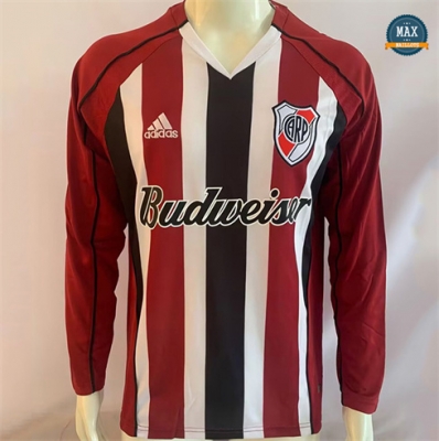 Max Maillot Retro 2005-06 River Plate Exterieur Manche Longue