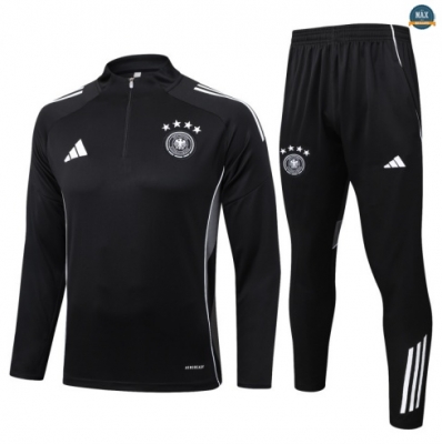Maxmaillots Survetement Allemagne 2025/26 Noir/Blanc discout