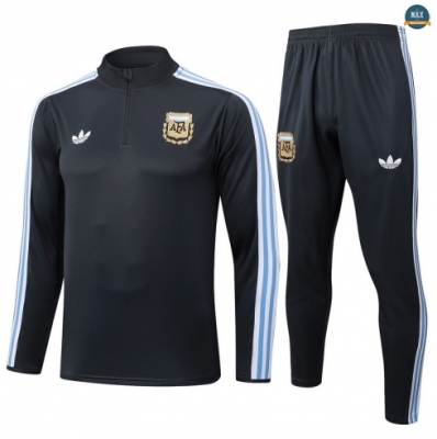 Maxmaillots Survetement Argentine 2025/26 Gris foncé/Bleu/Blanc Online