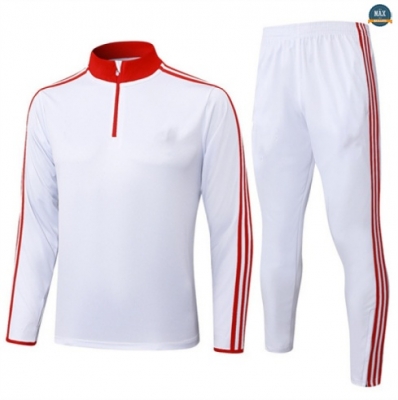 Maxmaillots Survetement Bayern Munich 2025/26 Blanc/Rouge personnalisé