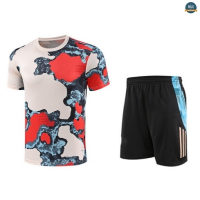 Maxmaillots Training Bayern Munich + Short 2025/26 Rouge/Noir/Bleu Pas Chere
