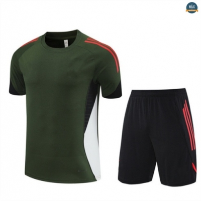Maxmaillots Training Bayern Munich + Short 2025/26 Vert/Noir/Rouge discout