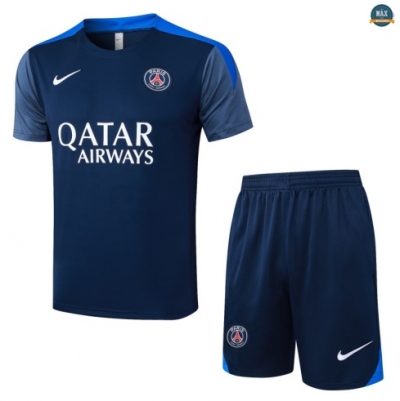 Maxmaillots Training PSG + Short 2025/26 Bleu Marine/Bleu Pas Chere