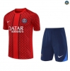Maxmaillots Training PSG + Short 2025/26 Rouge/Bleu Marine Pas Chere