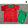 Max Maillot Retro 2004 Portugal Enfant Domicile