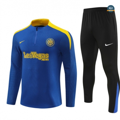 Nouveau Survetement Enfant Inter Milan 2024/25 Bleu