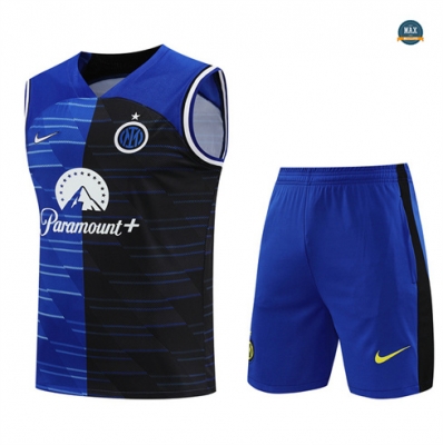Créer Max Maillot Inter Milan Debardeur 2024/25 Training bleu pas cher fiable