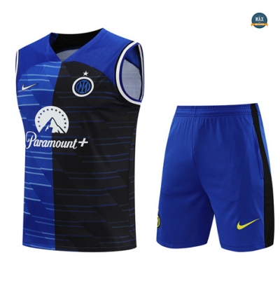 Créer Max Maillot Inter Milan Debardeur 2024/25 Training bleu pas cher fiable