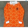 Maillot Retro 1988 Pays-Bas Domicile Manche Longue