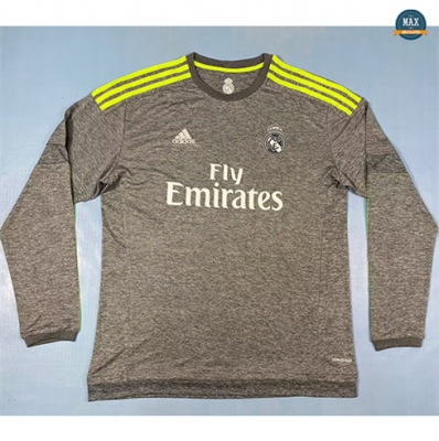 Maillots Retro 2015-16 Real Madrid Exterieur Manche Longue