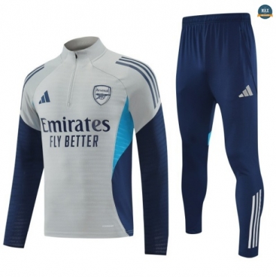Achat Max Survetement Arsenal 2025/26 Gris/Bleu Marine/bleu/Bleu