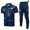 Maillots Training Chelsea Polo + Pantalon 2024/25 bleu royal