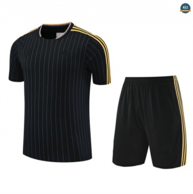 Vente Max Maillot Training Foot Manchester United + Short 2025/26 Noir/Jaune