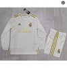 Max Maillots Retro 2019-20 Real Madrid Enfant Domicile Manche Longue