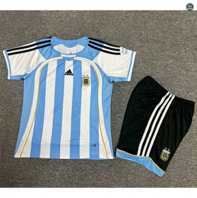 Max Maillots Rétro Argentine Enfant Domicile 2006
