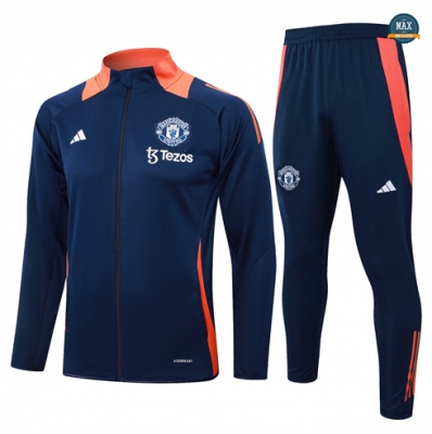Vendre Max Veste Survetement Manchester United 2024/25 Bleu marine
