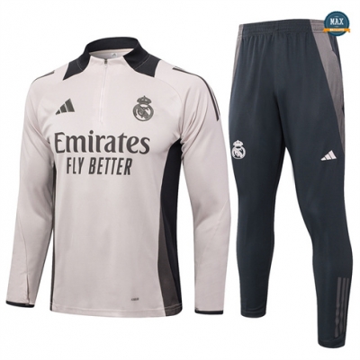 Nouveau Max Survetement Real Madrid 2024/25 Gris