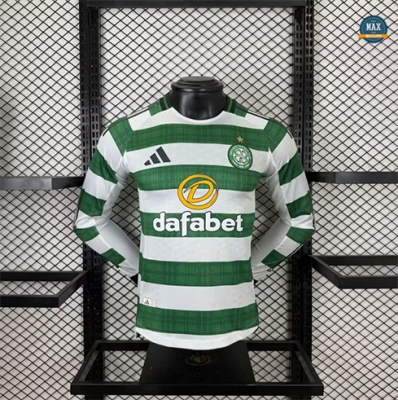 Max Maillot Player Version 2025/26 Celtic Domicile Manche Longue