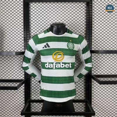 Max Maillot Player Version 2025/26 Celtic Domicile Manche Longue