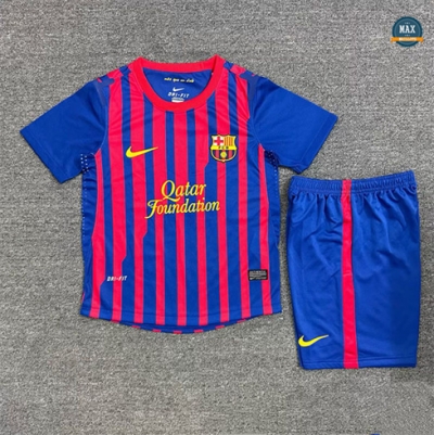Max Maillot Retro 2011-12 Barcelone Enfant Domicile