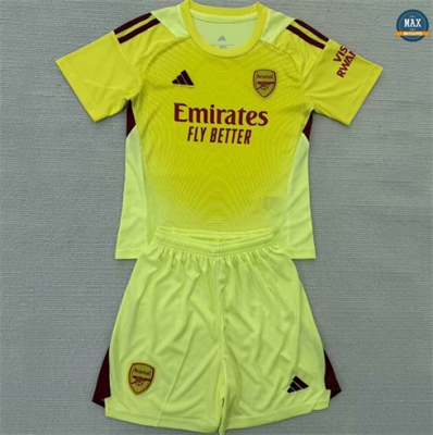 Max Maillots Arsenal Enfant Gardien De But Jaune 2025/26