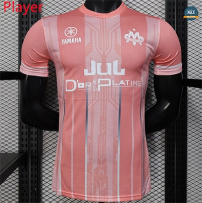 Maillot Foot Player Version 2025/26 Marseille Spécial Rose