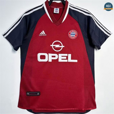 Max Maillots Retro 2001-02 Bayern Munich Domicile