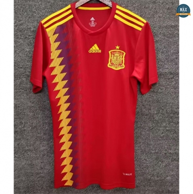 Max Maillot Rétro 2018 Espagne Domicile