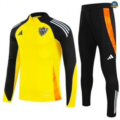 Maxmaillots Survetement Atletico Mineiro 2025/26 Jaune/Noir/Orange personnalisé