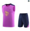 Maxmaillots Training Barcelone Ensemble Short Débardeur 2025/26 Violet/Bleu Marine personnalisé