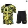 Maxmaillots Training Brésil + Short 2025/26 Jaune/Noir Pas chèr