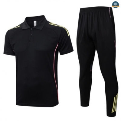 Maxmaillots Training Polo Juventus 2025/26 Noir/Jaune/Rose Pas Cher