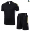 Maxmaillots Training Juventus + Short 2025/26 Noir/Jaune/Rose Pas Cher