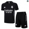Maxmaillots Training Real Madrid + Short 2025/26 Noir/Blanc discout