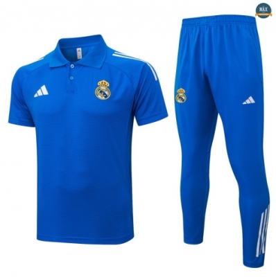 Maxmaillots Training Polo Real Madrid 2025/26 Bleu/Blanc Pas Chere