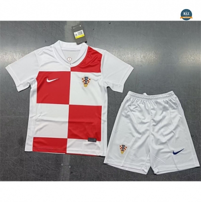 Créer Max Maillot Croatie Enfant Domicile 2024/25 pas cher fiable