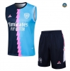 Vente Maillot Training Arsenal Ensemble Short Debardeur 2024/25 Bleu