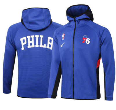 Max maillot Veste à capuche Philadelphia 76ers - Bleu