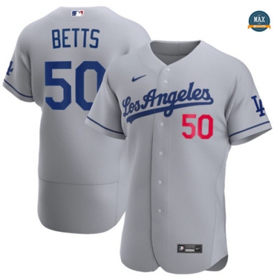 Max Maillot Mookie Betts, Los Angeles Dodgers - Gris