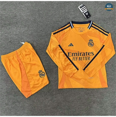 Vente Max Maillot Real Madrid Enfant Exterieur Manche Longue 2024/25