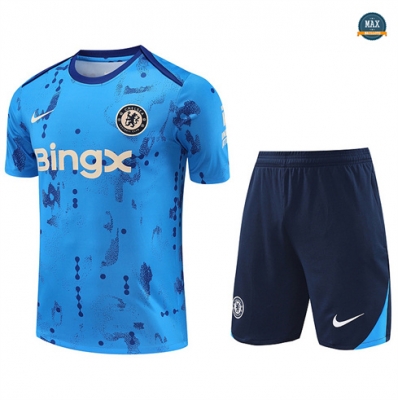 Achetés Max Maillot Training Chelsea + Short 2024/25 Bleu