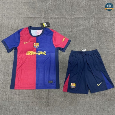 Max Maillots Barcelone Enfant Domicile co-marqué 2025/26